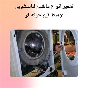 خدمات حرفه ای تعمیر لباسشویی توسط تعمیرکار مجرب